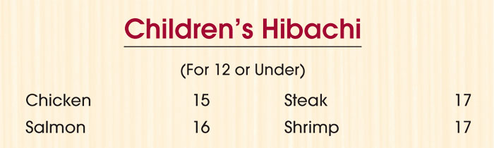 Children's Hibachi