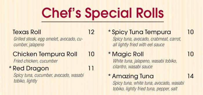 Chef's Special Rolls